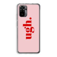 Ugh: Xiaomi Redmi Note 10 Pro Transparant Hoesje