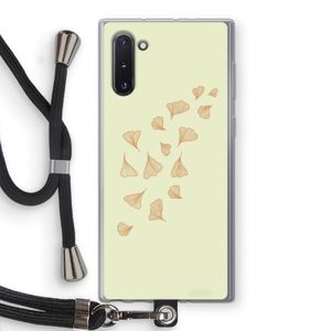 Falling Leaves: Samsung Galaxy Note 10 Transparant Hoesje met koord