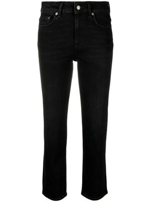 Filippa K jean droit à coupe courte - Noir
