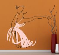 Sticker decoratie ballerina ballet Sticker decoratie ballerina ballet