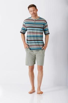 Hajo heren shortama gestreept