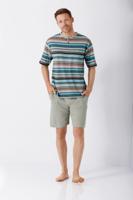 Hajo heren shortama gestreept