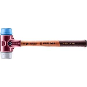Halder SIMPLEX 3013 Hamer met verwisselbare doppen TPE-soft/TPE-mid 325x115x40mm - 3013.040
