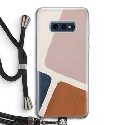 Geo #2: Samsung Galaxy S10e Transparant Hoesje met koord