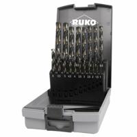Borenset RUKO Speed Cut Snelstaal (HSS) Doosje 19 Onderdelen