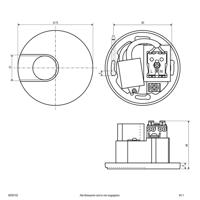 EVN W200102 W200102 LED-inbouwlamp LED 2 W Wit