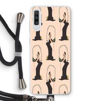 Pop Some Kim: Samsung Galaxy A70 Transparant Hoesje met koord