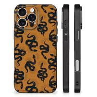 Dierenprint Telefoonhoesje voor iPhone 16 Pro Snakes