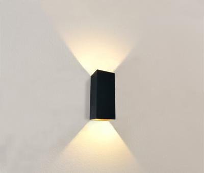 Artdelight Strakke wandlampDante XL zwart met goud - WL DANTE2 XL ZW-GO