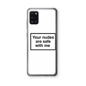 Safe with me: Samsung Galaxy A31 Transparant Hoesje
