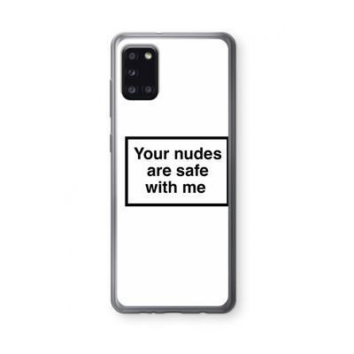 Safe with me: Samsung Galaxy A31 Transparant Hoesje