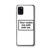 Safe with me: Samsung Galaxy A31 Transparant Hoesje