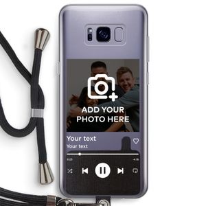 Music Player: Samsung Galaxy S8 Plus Transparant Hoesje met koord