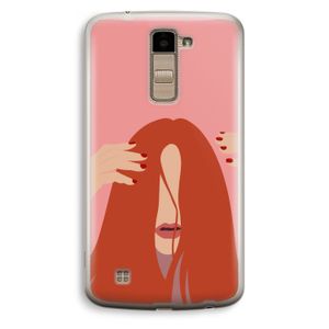 Woke up like this: LG K10 (2016) Transparant Hoesje