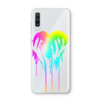Hold My Heart: Samsung Galaxy A70 Transparant Hoesje