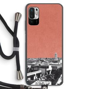 Marrakech Skyline : Xiaomi Redmi Note 10 5G Transparant Hoesje met koord