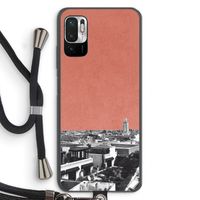 Marrakech Skyline : Xiaomi Redmi Note 10 5G Transparant Hoesje met koord