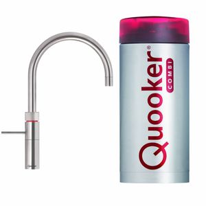 Quooker Fusion Round RVS Met Boiler Combi/Combi+ - Reservoir Combi 2.2-e Boiler Eqr