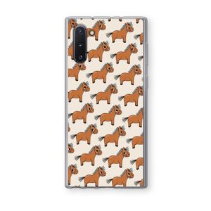Pony: Samsung Galaxy Note 10 Transparant Hoesje