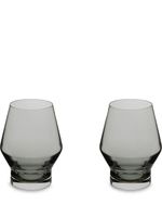 Nude lot de deux verres Beak - Gris - thumbnail