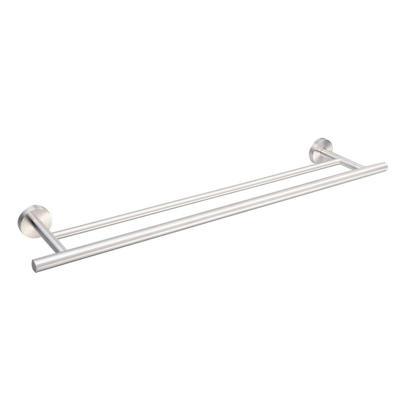 Handdoekrek met stang DKD Home Decor 70 x 13,5 x 5,3 cm Zilverkleurig Roestvrij staal