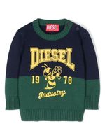 Diesel Kids sweat à logo imprimé - Vert