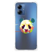 Motorola Moto G14 Stevig | Bumper Hoesje | Panda Color