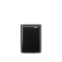 Brabantia Bo Waste Bin, 7L - Matt Black