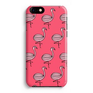 Flamingo: iPhone 8 Volledig Geprint Hoesje