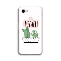 I love cacti: Google Pixel 3 XL Transparant Hoesje