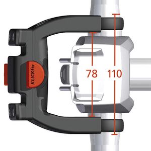 KLICKfix 0211EB reserve-onderdeel & accessoire voor fietsen Stuurbevestigingsadapter