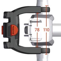 KLICKfix 0211EB reserve-onderdeel & accessoire voor fietsen Stuurbevestigingsadapter - thumbnail