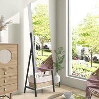Sieradenkast met Spiegel Sieradenspiegelkast met 3-Kleurige Ledverlichting Afsluitbaar Extra Plank 41,5 x 37 x 157 cm (Wit) Sieradenkast met Spiegel Sieradenspiegelkast met 3-Kleurige Ledverlichting Afsluitbaar Extra Plank 41,5 x 37 x 157 cm (Wit)