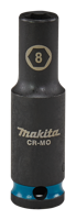 Makita Krachtdop Impact Black, 3/8 8mm lang - E-16259 Makita Krachtdop Impact Black, 3/8 8mm lang - E-16259