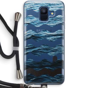 Oceaan: Samsung Galaxy A6 (2018) Transparant Hoesje met koord