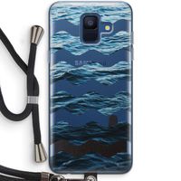 Oceaan: Samsung Galaxy A6 (2018) Transparant Hoesje met koord
