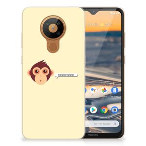 Nokia 5.3 Telefoonhoesje met Naam Monkey