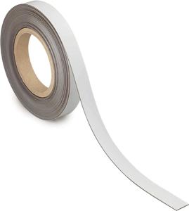 Beschrijfbaar magneetband 10mx20mm wit Maul
