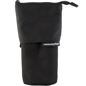 Zwarte etui met potloden, slijper, gum en lijm 577555