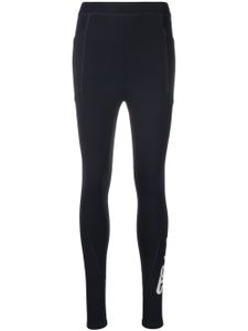 Stella McCartney legging à logo imprimé - Bleu