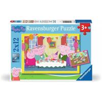 Ravensburger legpuzzel peppa pig, 2x12 st.