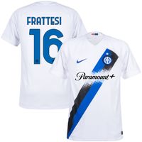Inter Milan Shirt Uit 2023-2024 + Frattesi 16 - thumbnail