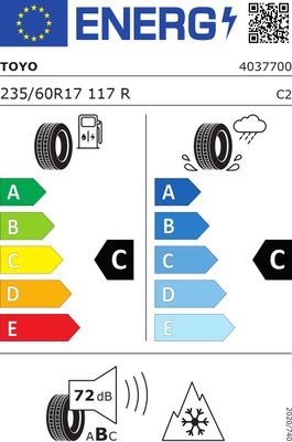 Toyo Observe van 235/60 R17 117R TOM2356017ROBVA