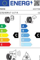 Toyo Observe van 235/60 R17 117R TOM2356017ROBVA