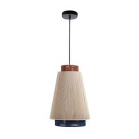 Kave Home Hanglamp Yuvia 30cm, Jute - Meerkleurig