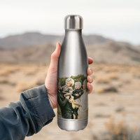 RVS drinkfles bedrukken - 500 ml - Zilver