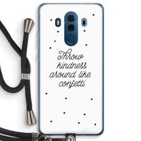 Confetti: Huawei Mate 10 Pro Transparant Hoesje met koord