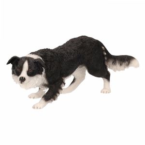 Beeldje Border Collie hond 17 cm