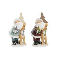 Kerstversiering DKD Home Decor Hars (15,5 x 15,5 x 28 cm) (2 Stuks)