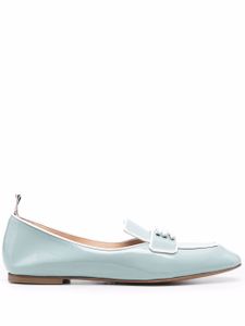Thom Browne mocassins à détail de nœud - Bleu